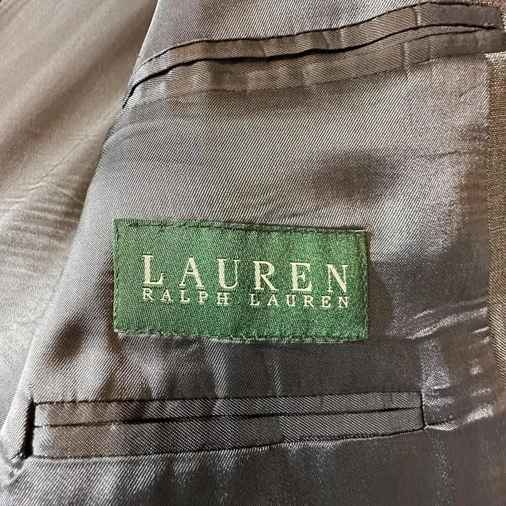 Men's Gray Checkered Blazer - Classic Fit - Lauren Ralph‎ Lauren